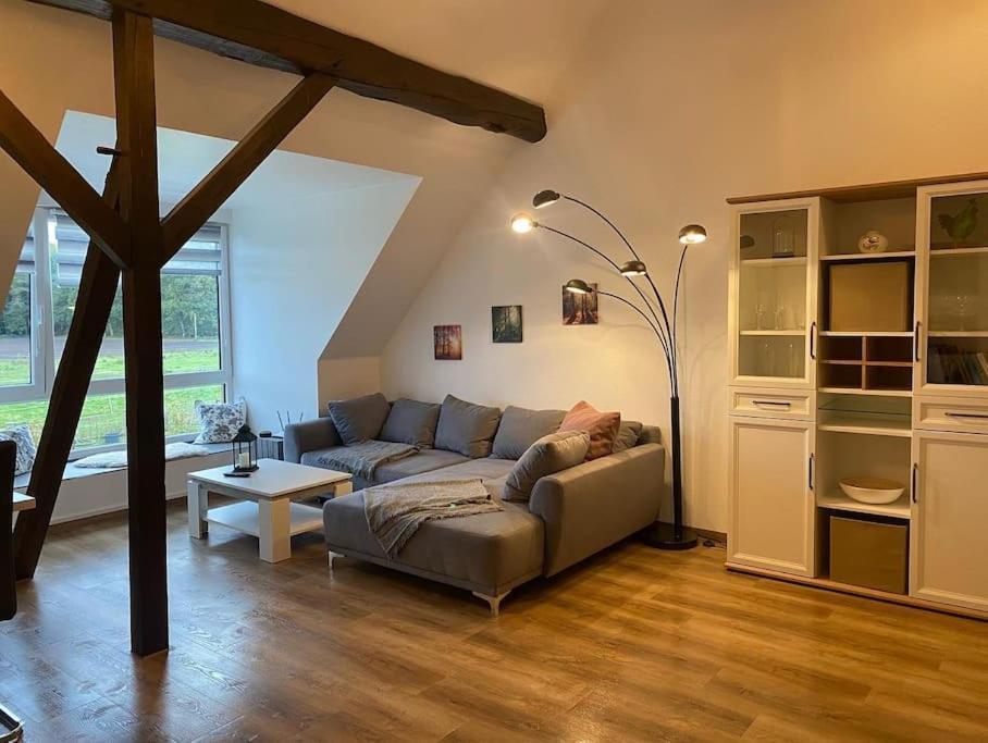Wunderschoene Ferienwohnung Auf Dem Bauernhof เกรเวน ภายนอก รูปภาพ
