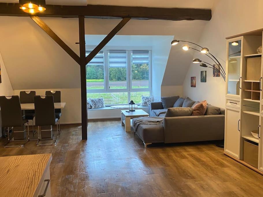 Wunderschoene Ferienwohnung Auf Dem Bauernhof เกรเวน ภายนอก รูปภาพ