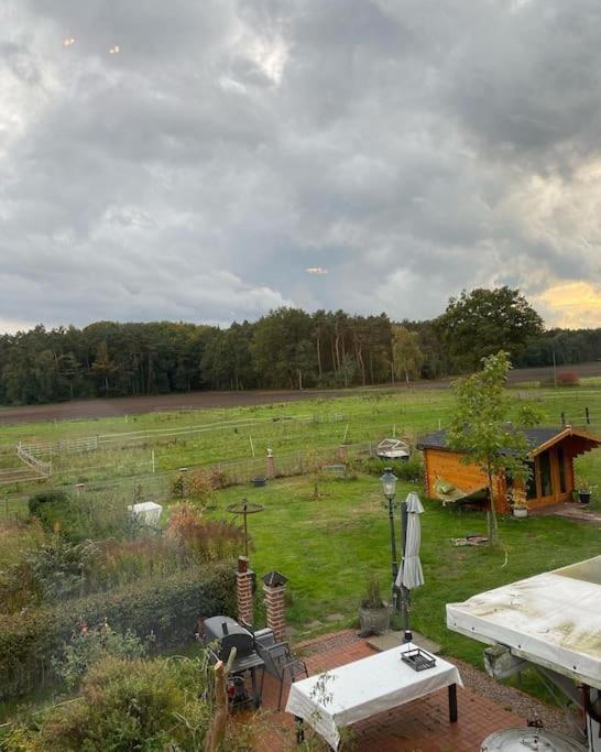 Wunderschoene Ferienwohnung Auf Dem Bauernhof เกรเวน ภายนอก รูปภาพ